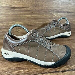 Keen Brown Leather Oxfords Sneakers Women’s Size 9 Shoes